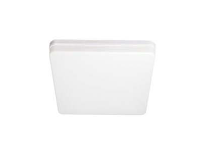 Plafón LED Futuro 24W blanco, cuadrado, de Fabrilamp (modelo 145882401); iluminación interior moderna para baño y cocina.