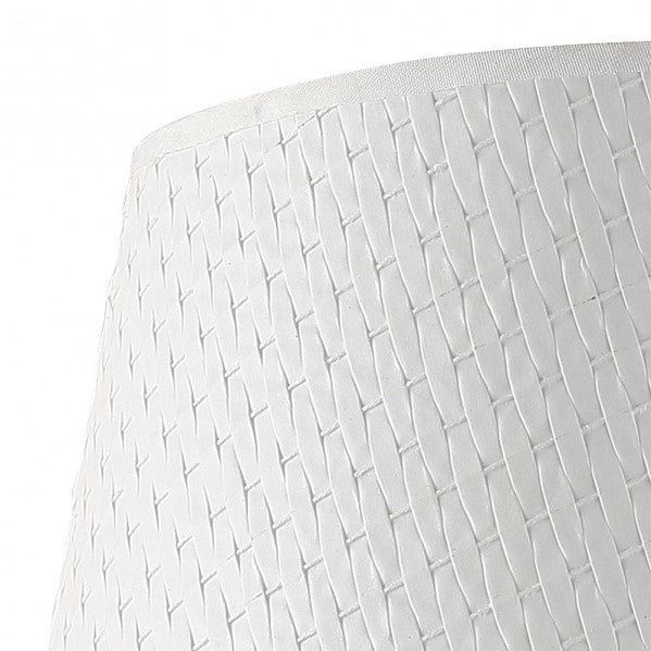 Lámpara de techo Crasas 3xE14 en blanco y oro de Abrila, diseño clásico vintage con estructura metálica y textil para iluminación doméstica interior, modelo 151553075.