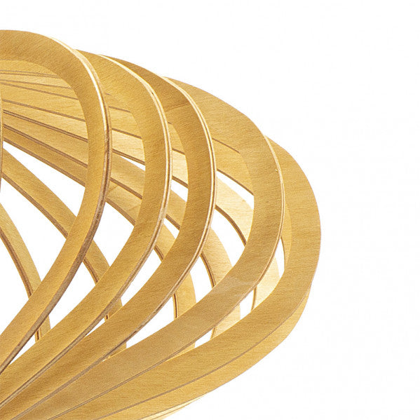 Colgante Sapelli 1xE27 en madera natural, lámpara colgante minimalista rústica vintage de 45x45cm en negro para decoración interior, modelo Abrila 156194515 de Abria AI2