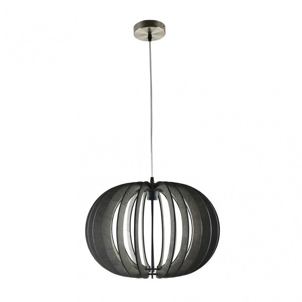 Lámpara colgante Olmo de madera café 45x45 cm estilo mediterráneo vintage rústico, iluminación cálida E27 para decoración interior doméstica Abrila 156594502