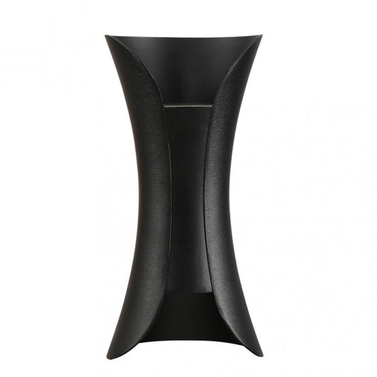 Aplique LED Barredor Dickens Negro de 10W y 4000K luz neutra, modelo Abrila 175061009, ideal para iluminación exterior moderna en pared, fabricado en aluminio IP65 resistente al agua, diseño deco doméstico AI2.