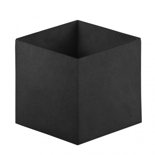 Aplique de pared LED Murakami negro de 10W, modelo 175161009 de Abrila, fabricado en aluminio resistente para iluminación moderna en interiores y exteriores, con protección IP65 impermeable y diseño contemporáneo para hogares.