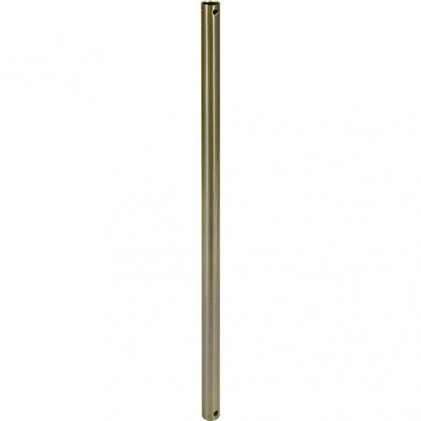 Tija de extensión para ventilador de techo de 50 cm en cuero genuino, modelo Abrila 176792114, accesorio extensible AI2 para repuestos domésticos en interiores, estructura metálica resistente y elegante diseño en cuero para ventiladores de techo.