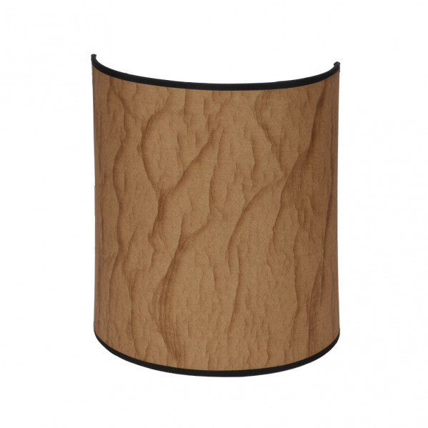 Aplique de pared Tapirio 1xE27 en pergamino y negro de Abrila (178461002), lámpara vintage clásica para decoración del hogar e interior doméstico, fabricada en metal y textil, estilo AI2 ideal para iluminación ambiental.