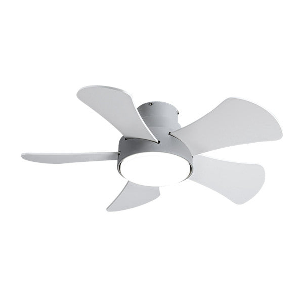 Ventilador de techo Gregario 25W DC en gris de Abrila modelo 180891568 con luz LED integrada, motor DC eficiente para ahorro de energía, control remoto y aspas reversibles para uso doméstico interior