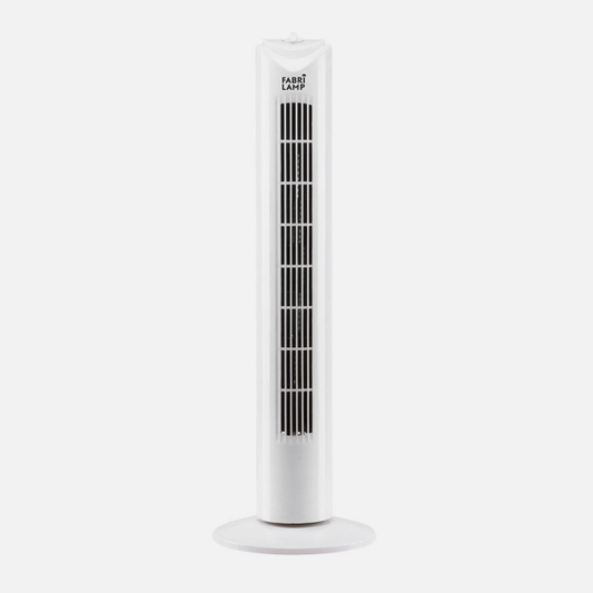 Ventilador Torre Tero Blanco 3 Velocidades 50W, diseño moderno de torre en acabado blanco por ABRILA

Ventilador torre blanco oscilante y con temporizador en polimero y metal para uso interior doméstico. Velocidades ajustables y potencia de 50 watt. Marca: ABRILA. Referencia: 184571001.

Ventilador de torre blanco metal y poliatér terminación aireador doméstico. Abril modelo Tero 3 velocidades temperatura ajustable metálico. & ai2. Ventilador torre oscilante 50W blanco para espacios interiores Casaależ31.

