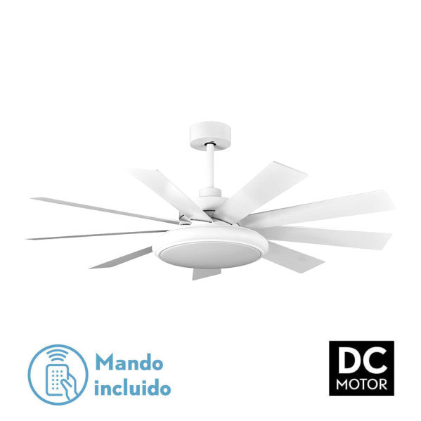 Ventilador de techo Pireo 36W blanco con 9 aspas reversibles de la marca AbriLa. Diseño elegante en color blanco y acabado en haya para interiores domésticos. Incluye luz LED y motor DC. Funciona con mando a distancia. Ideal para renovación de aire en espacios interiores.

ATENCIÓN: Por favor, no omitas los guiones medios (-) y las palabras clave, pero no utilices palabras redundantes. No traduccas la marca ni los nombres de productos; deja estos inalterados, como vendran.
