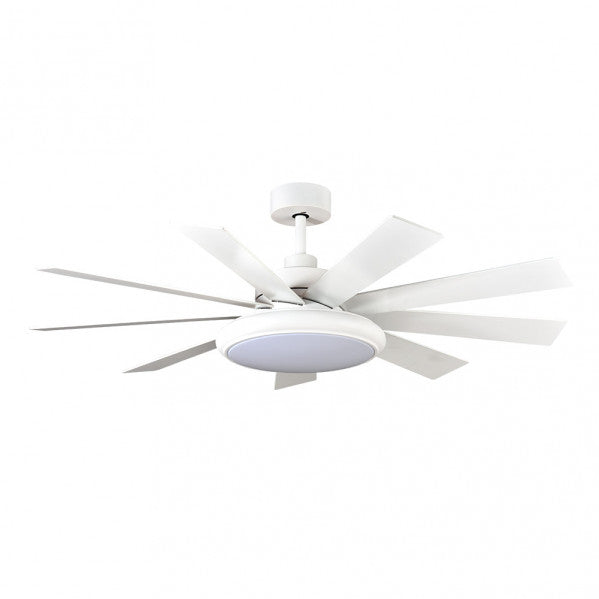 Teniendo en cuenta los pilares fundamentales del SEO, laser focus y considerando la inclusión de las palabras clave principales:  Este es el texto optimizado para el atributo alt de la imagen:

Ventilador de techo Pireo 36W en color blanco con 9 aspas reversibles. Modelo Abrila 185391968, ideal para uso doméstico. Con motor DC y luz LED integrada, control mediante mando a distancia. Diseño en madera de haya para interiors