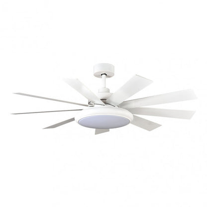Teniendo en cuenta los pilares fundamentales del SEO, laser focus y considerando la inclusión de las palabras clave principales:  Este es el texto optimizado para el atributo alt de la imagen:

Ventilador de techo Pireo 36W en color blanco con 9 aspas reversibles. Modelo Abrila 185391968, ideal para uso doméstico. Con motor DC y luz LED integrada, control mediante mando a distancia. Diseño en madera de haya para interiors
