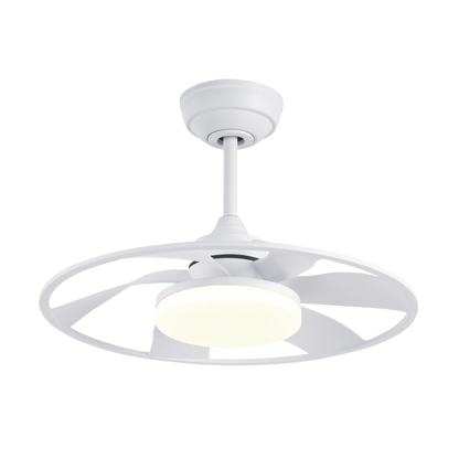 Alt Image Optimizado Para SEO:
Ventilador techo DC Celsius Blanco 26W de Abrila blanco, modelo 187591601, con 6 velocidades ajustables, motor DC eficiente, y LED integrado para iluminación adicional. Conoce más sobre nuestro ventilador de interior doméstico, controlable mediante mando a distancia y con temporizador para mayor comodidad