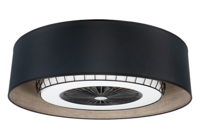 Aquí tienes un texto optimizado para ALT IMG del producto Ventilador Techo Tania:

Ventilador de techo Tania 72W en colores negro y gris madera de Abrila. Con 6 velocidades regulables, motor DC y LED integrado. Perfecto para uso interior doméstico con diseño moderno y estilizado.
