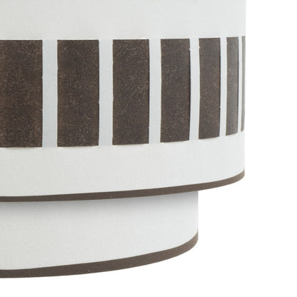 Aplique de pared Ivanna de Abrila, modelo 1xE27 en blanco y óxido, diseño rústico vintage moderno 17x30x15 cm, ideal para decoración interior doméstica en metal y textil.