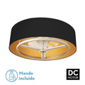 Alt Image Optimizado para SEO:
Ventilador de techo Anuska Negro/Oro, modelo Abrila, con motor DC eficiente de 60W y LED integrado, ideal para interiores domésticos. Fabricado en metal y policarbonato, incluye remoto y temporizador, perfecto para crear un ambiente acogedor.