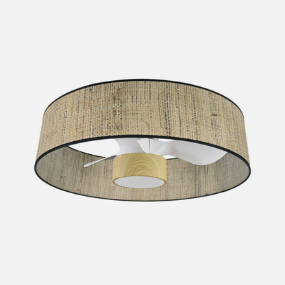 Alt Image:
Ventilador techo DC moderna en madera cayito/blanco-haya de la marca Abrila con luz LED integrada y acabado metalico