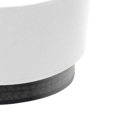 Aplique de pared Olga Blanco y Madera Negra 15x30x16 cm, modelo Abrila 190061009, iluminación interior moderna con luz difusa, diseño en metal y textil para decoración doméstica.