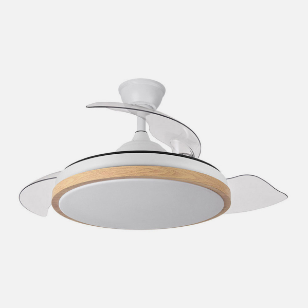 Para optimizar el atributo `alt` de la imagen de este producto para SEO, es importante incluir palabras clave relevantes que describan claramente el producto y sus características principales. Aquí tienes una sugerencia:

Ventilador de techo DC Evros en color blanco/haya de Abrila, modelo 197091368. Con aspas retráctiles, iluminación regulable LED integrada, motor DC para ahorro de energía, ideal para uso interior doméstico.

Este `alt text` no solo incluye el nombre del producto y el modelo, sino que tambi