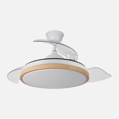 Para optimizar el atributo `alt` de la imagen de este producto para SEO, es importante incluir palabras clave relevantes que describan claramente el producto y sus características principales. Aquí tienes una sugerencia:

Ventilador de techo DC Evros en color blanco/haya de Abrila, modelo 197091368. Con aspas retráctiles, iluminación regulable LED integrada, motor DC para ahorro de energía, ideal para uso interior doméstico.

Este `alt text` no solo incluye el nombre del producto y el modelo, sino que tambi