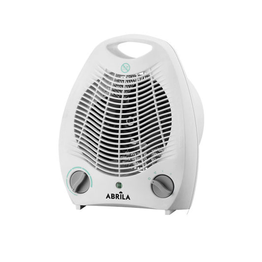 Termoventilador Candil 2000W blanco de Abrila con termostato regulable, calefactor portátil doméstico de policarbonato para interior AI2 Yuste 197912001