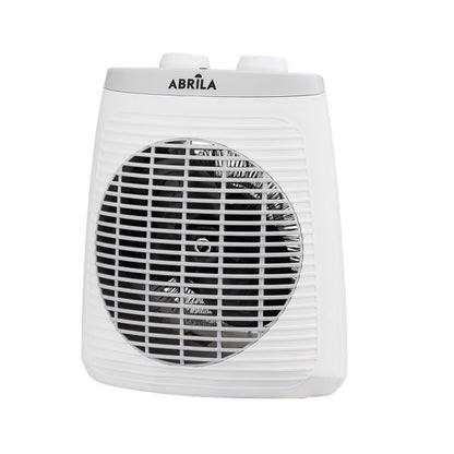 Termoventilador Candil 2000W blanco de Abrila, modelo AI2 con calefacción portátil eléctrica para interior doméstico, fabricado en policarbonato resistente, ideal para calentar espacios con 2000W de potencia.