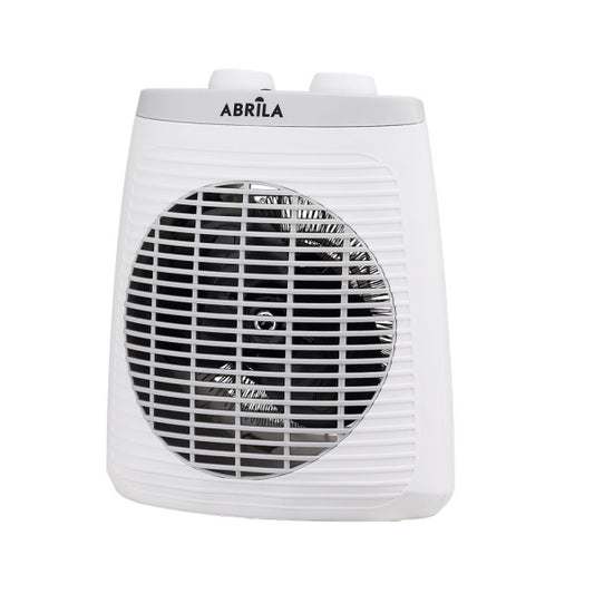 Termoventilador Candil 2000W blanco de Abrila, modelo AI2 con calefacción portátil eléctrica para interior doméstico, fabricado en policarbonato resistente, ideal para calentar espacios con 2000W de potencia.
