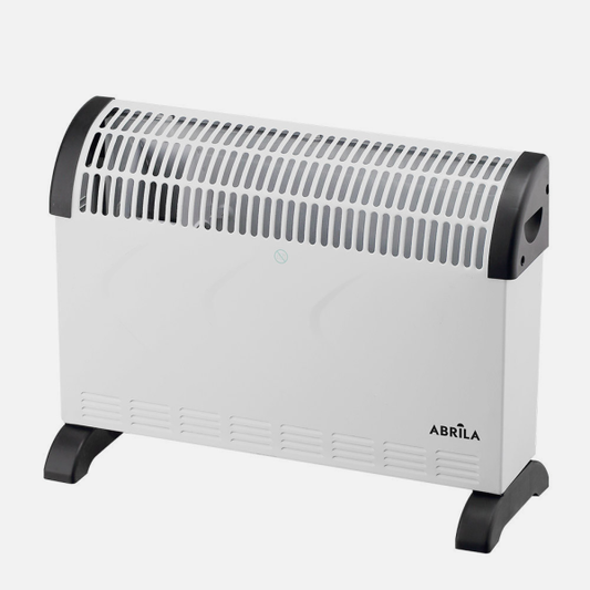 Convector eléctrico Falla 2000W blanco de Abrila, modelo AI2 portátil y doméstico para calefacción interior con función turbo, ideal para convectores eficientes en hogares.