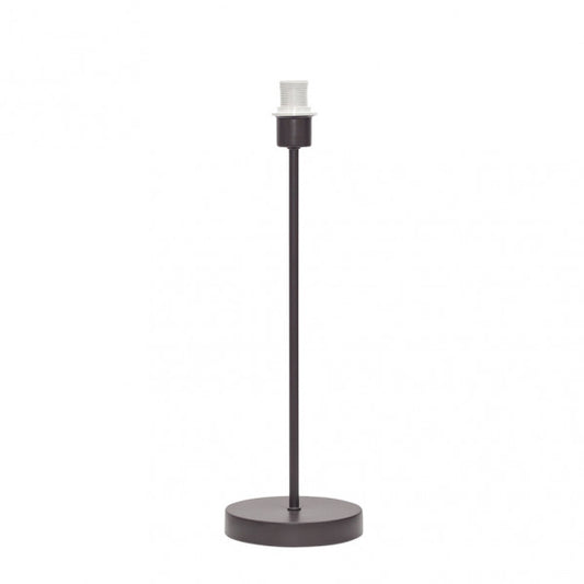 Armazón sobremesa alto Cara de Abrila en color marrón, modelo 20137S102 con casquillo E27 de metal, ideal para accesorios de iluminación interior y decoración doméstica en estilo AI2 de la colección Cara.