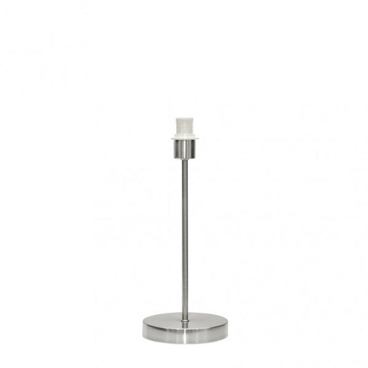 Armazón sobremesa Cara en níquel de Abrila, modelo 20137SO03, dimensiones 33x13x13 cm, accesorio de iluminación metálico para lámparas de mesa en decoración de interiores domésticos.