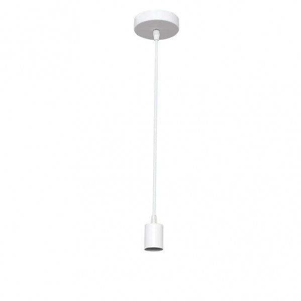 Armazón colgante de lámpara CARA blanco de Abrila, modelo 20139CO01, accesorio de metal para interior doméstico con casquillo E27, diseño decorativo moderno y elegante.