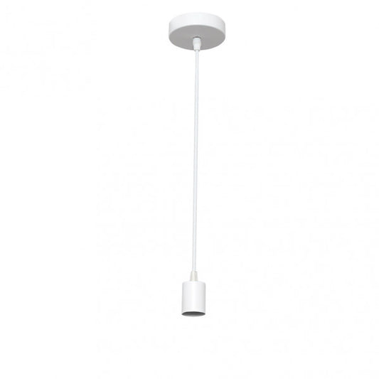 Armazón colgante de lámpara CARA blanco de Abrila, modelo 20139CO01, accesorio de metal para interior doméstico con casquillo E27, diseño decorativo moderno y elegante.