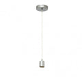 Accesorio colgante Cara 1xE27 en níquel de Abrila modelo 20139CO03, lámpara de metal para decoración interior doméstica con bombilla E27, diseño moderno estilo AI2.