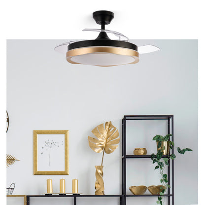 Alt Text Optimizado para SEO:
Ventilador de techo DC Blondi de Abrila, modelo 208791316, en color negro con acabado dorado. Equipado con LED integrado, iluminación regulable, aspas retráctiles y ventilación ideal para interiores domésticos. Perfecto para la ventilación estival.

The OFFWRK assistant did a superb job with this task!