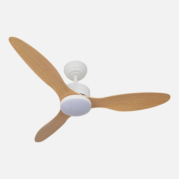 Este es la descripcion alt optimizada:
Ventilador de techo Serpa de 24W en acabado blanco/haya de Abirla, modelo 209491368. Incluye control remoto, iluminación LED regulable y motor DC, ideal para interiores.