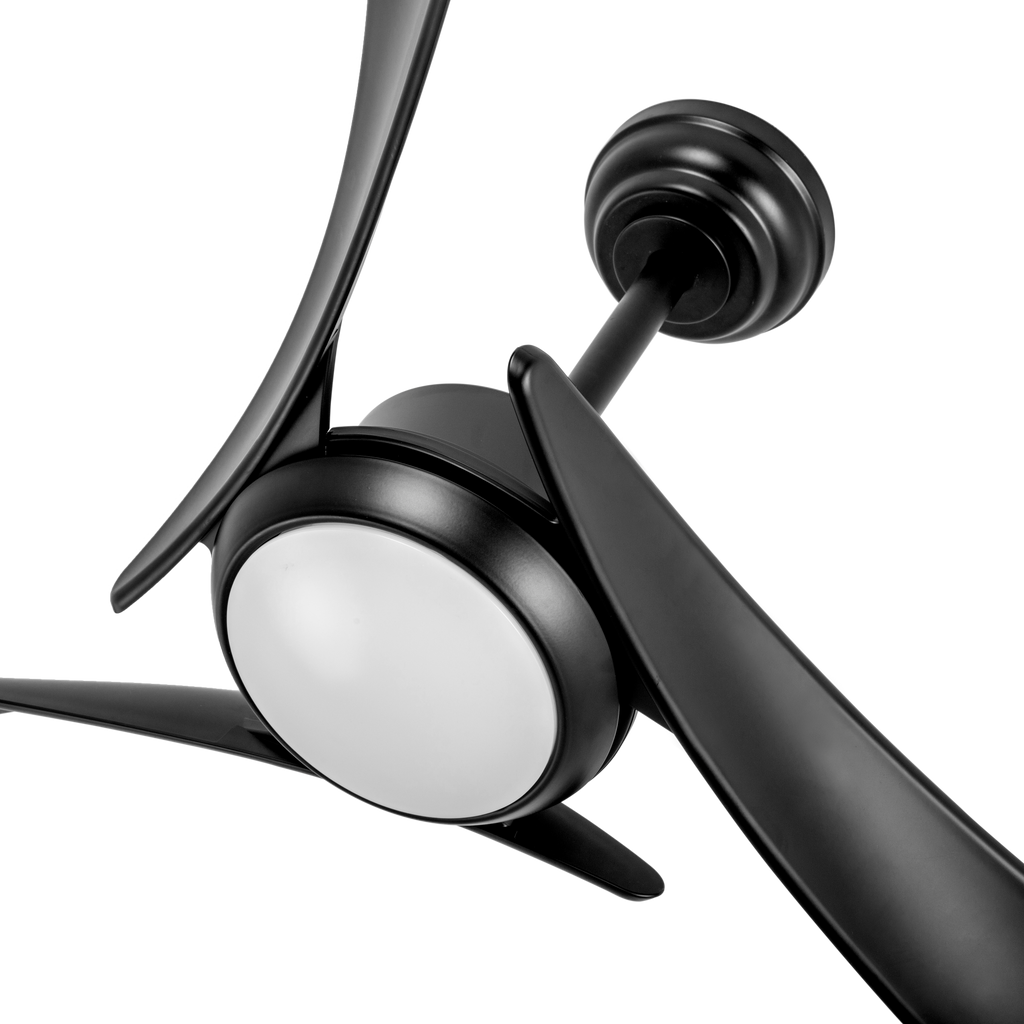 Alt Image:
Ventilador de techo DC Tarento negro 132 cm con LED integrado, regulable y temporizador, modelo Abrila 209691309 para interiores