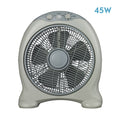 Ventilador sobremesa Urgel 45W gris con 3 velocidades, marca Abrila, modelo 211271028. Fabricado en policarbonato, ideal para uso doméstico en interiores. Equipado con temporizador para mayor comodidad. Diseño compacto y elegante perfecto para escritorio u otras superficies.