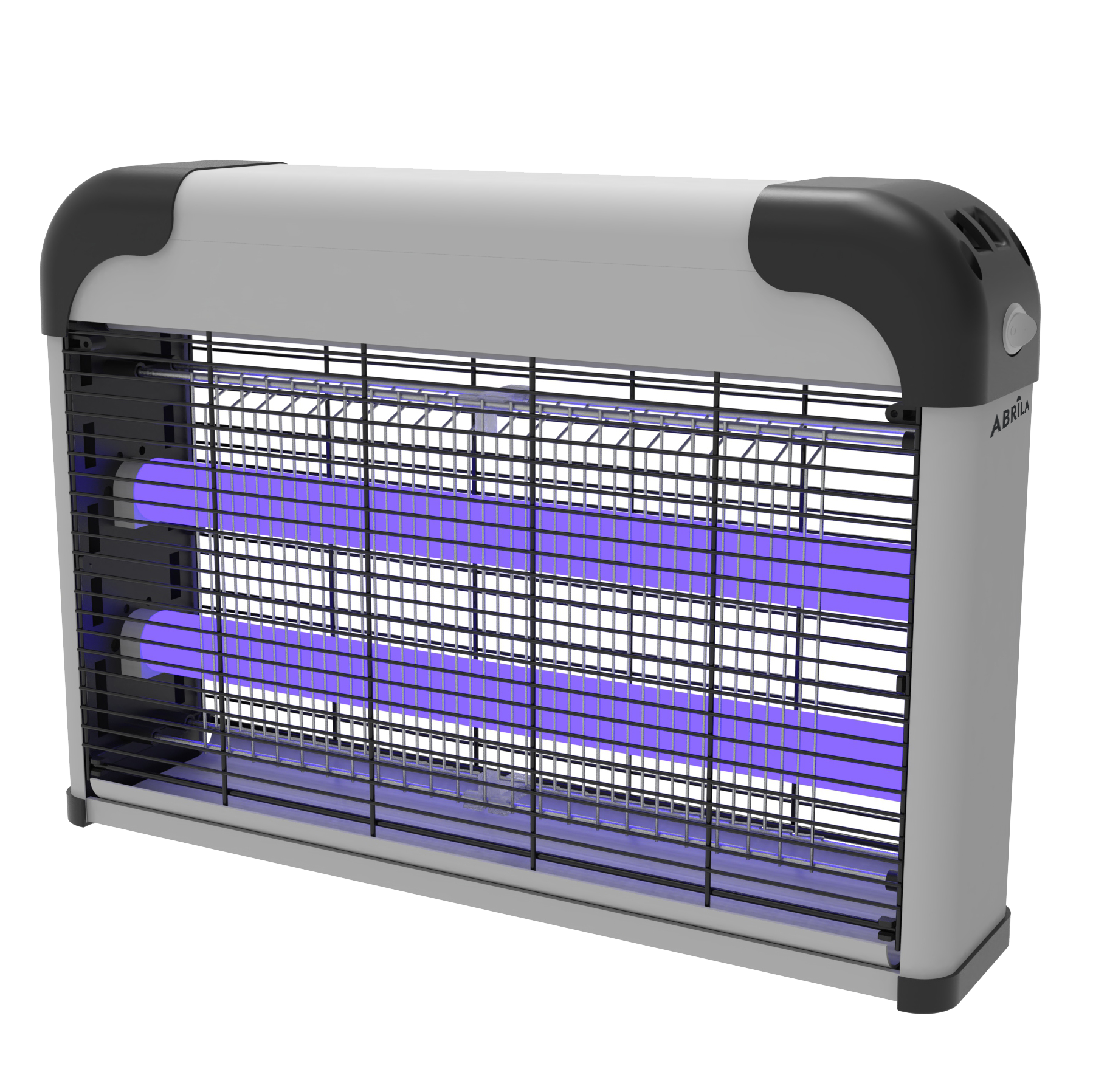 `alt=Mata insectos eléctrico Diablo 20W gris/negro de Abrila control de plagas interiores UV`