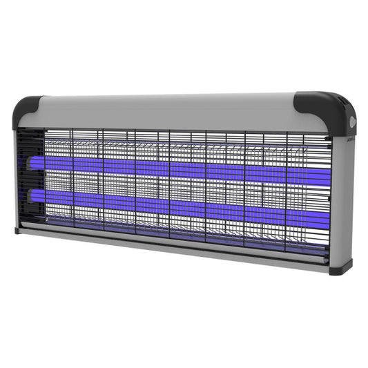 Aquí tienes un ejemplo de texto para la etiqueta `alt` optimizado para SEO:

Mata insectos eléctrico Diablo de 40W en color gris/negro de la marca Abrila, modelo 211440045, ideal para uso doméstico e interior. Fabricado con abs, policarbonato y aluminio, con tecnología AI2 y lámpara UV.