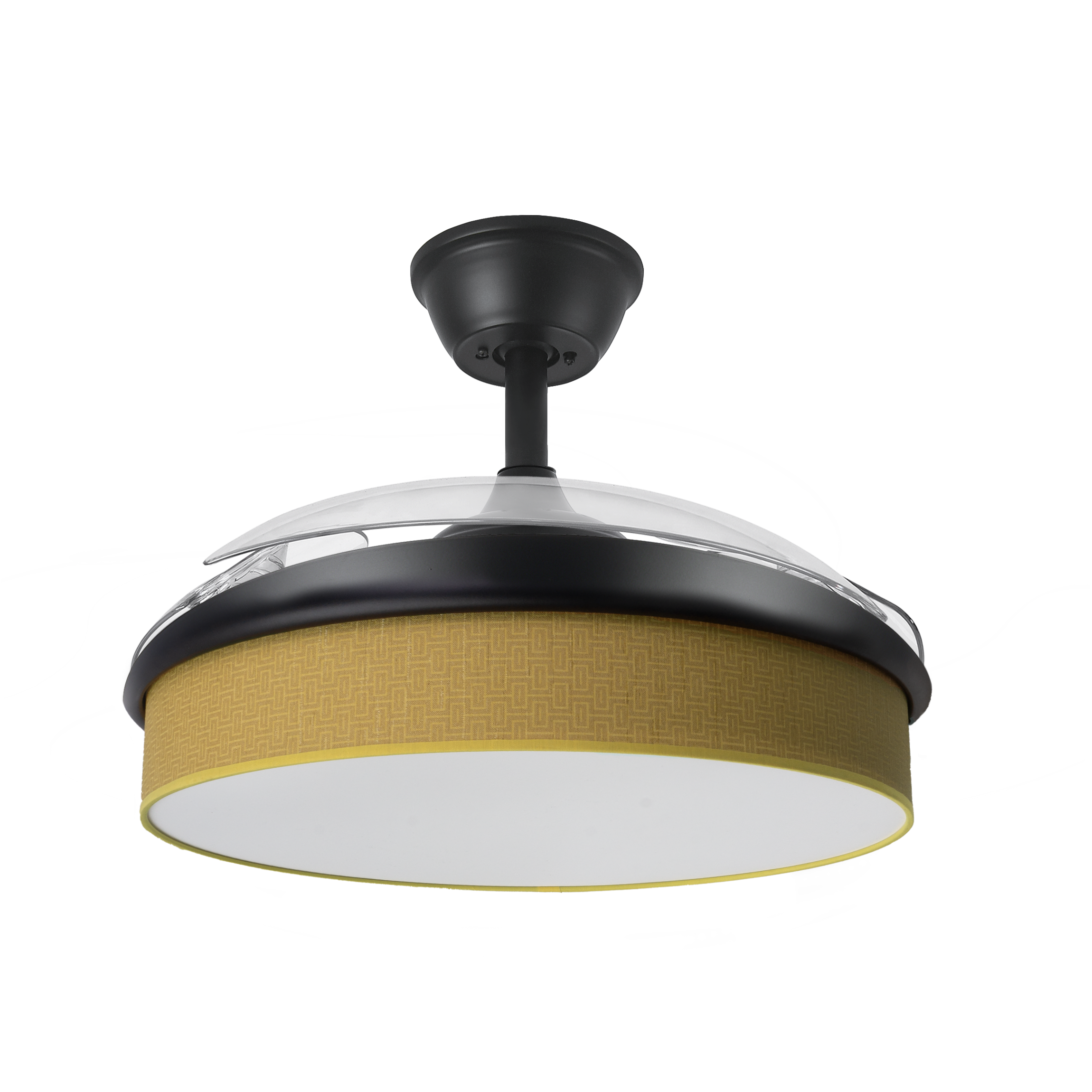 `alt=Ventilador de techo DC Moda 72W Negro/Amarillo de Abrila con aspas retráctiles, iluminación LED 7200lm, ideal para interiores domésticos, motor DC, ventilación todo el año`

Este texto de alt image está optimizado para SEO, incluyendo palabras clave relevantes y describiendo claramente el producto.
