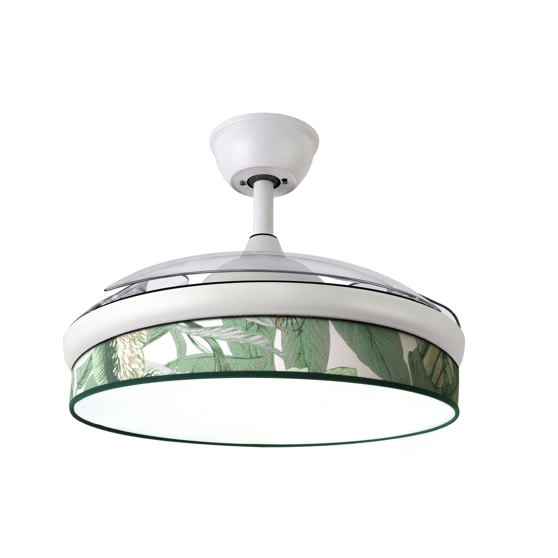 Aquí tienes algunas sugerencias para el atributo `alt` optimizado para SEO del ventilador de techo:

1. Ventilador de techo DC blanca y verde Abrila con aspas retráctiles 72W
2. Ventilador de moda blanco/verde Abrila con motor DC y LED verde integrado
3. Ventilador de techo LED iluminado Abrila 212490101 en blanco y verde
4. Ventilador de techo con aspas retráctiles LED verde blanca Abrila para climas
5. Ventilador de techo AI2 blanco verde Abrila con motor DC para interiores.