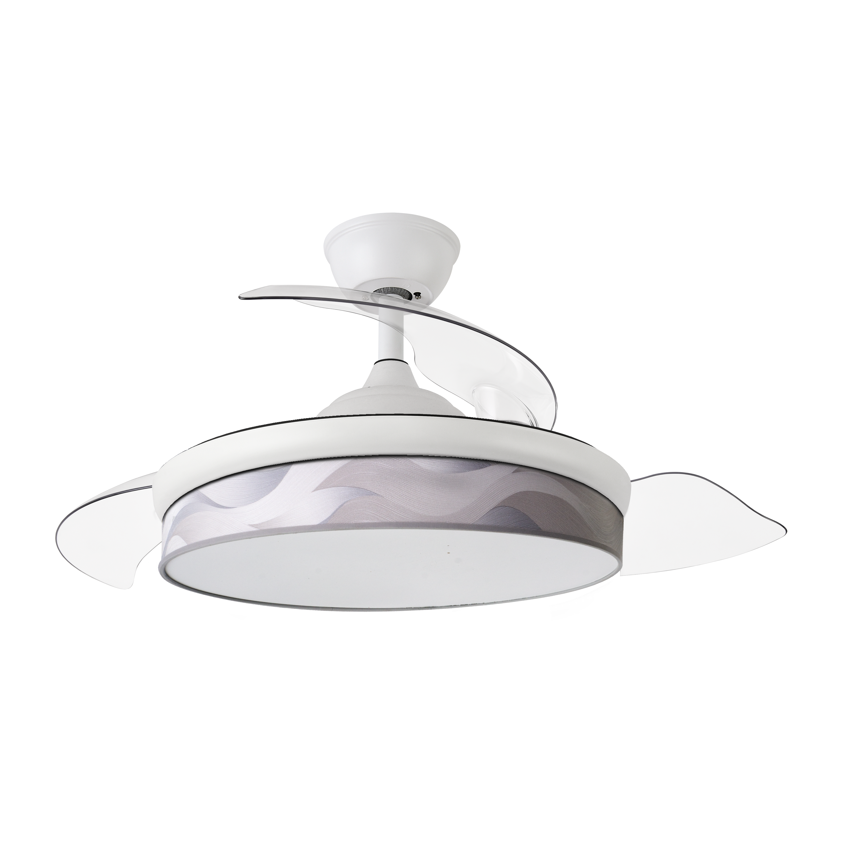 **Alt Image Text:**

Ventilador de techo Abrila MODA Blanco con Motor DC, 72W Potencia. Ideal para interiores domésticos, dispone de aspas retráctiles, iluminación LED integ Ability to induce versatile and modern styling.
translated:

DC Ceiling Fan Abrila MODA White with 72W Power. Ideal for domestic interiors, features retractile blades and integrated LED lighting that provides a versatile and modern style with the ability to induce versatility and modernity.

**Keywords Included:**

- Abrila
- Ventilador
