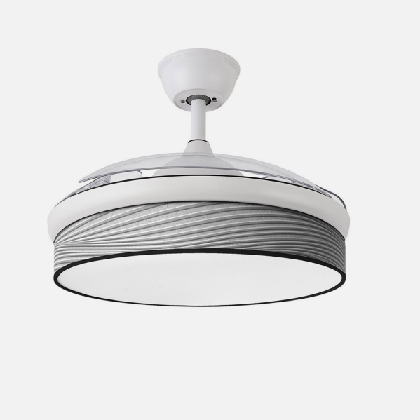 Alt image:

Ventilador techo Abrila DC Moda blanco/gris, modelo 212490401 con aspiras retráctiles, iluminación LED integrada, ideal para interiores y uso doméstico todo el año.
