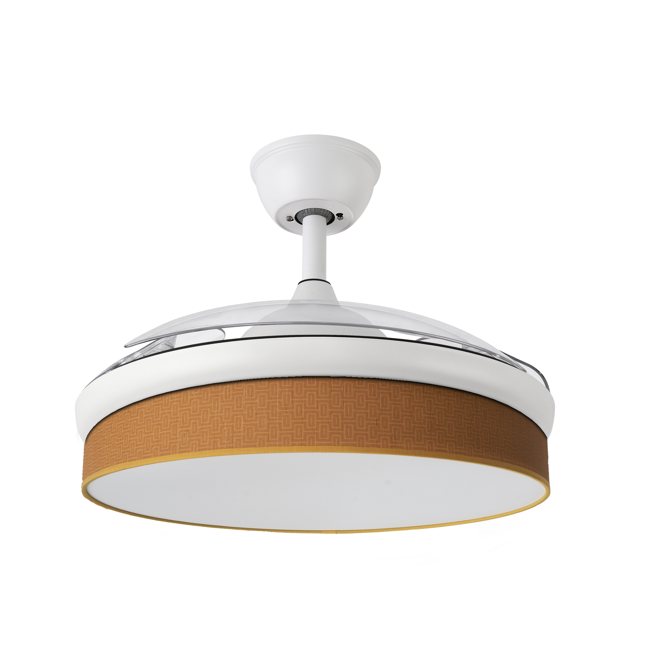 Aquí tienes un texto optimizado para el atributo alt de la imagen del producto:

Ventilador de techo LED DC Moda Abrila 72W, blanco y naranja, con iluminación de 7200 lúmenes, motor DC y aspas retráctiles, ideal para interior doméstico y uso en verano e invierno.

Si necesitas un texto mas corto, algo así podría servir:

Ventilador techo Led DC Moda Blanco y naranja 72W, con iluminación de 7200 lúmenes, motor DC, aspas retráctiles y uso interior.