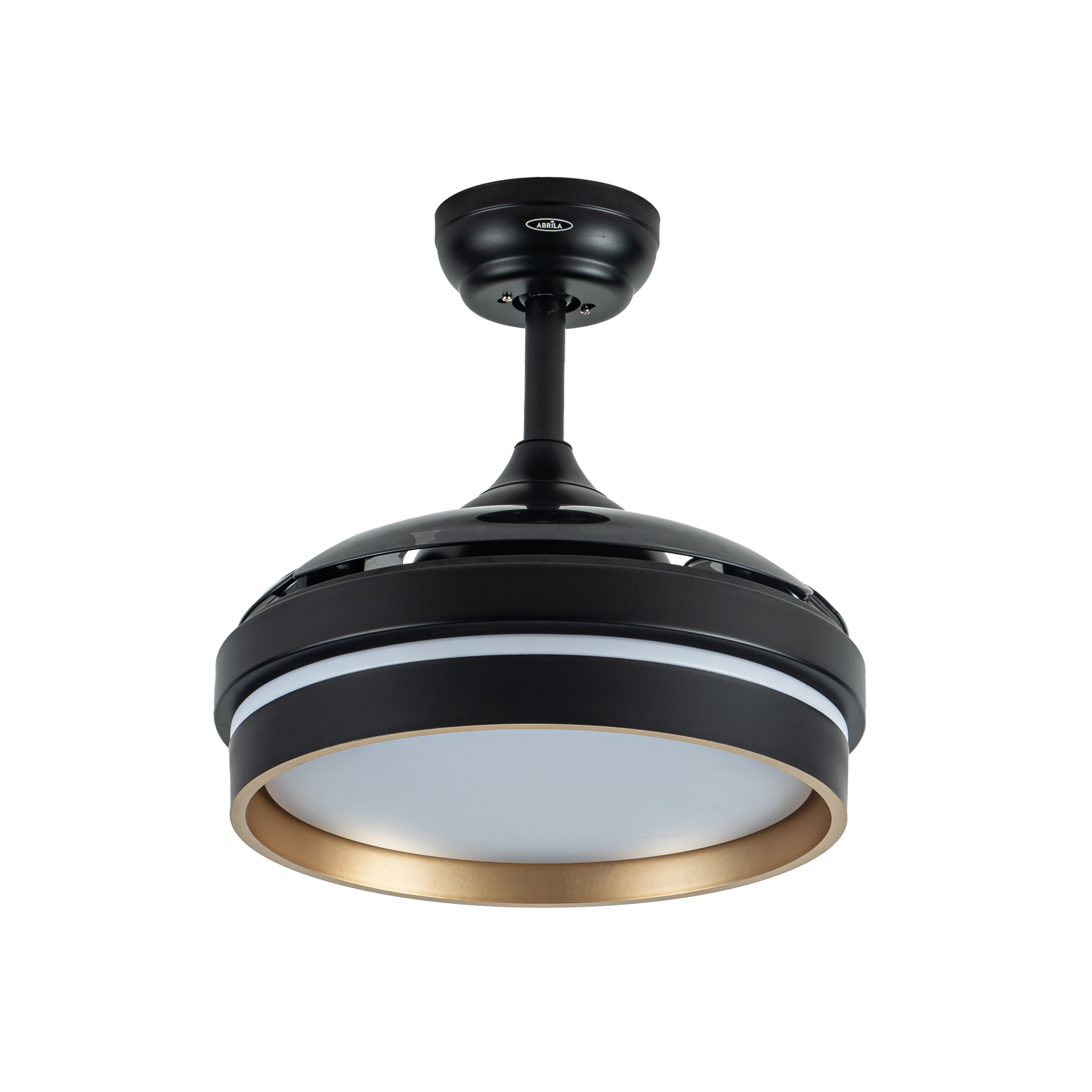 Alt Text:
Ventilador de techo Nalon de Abrila, color negro y dorado, con motor DC de 48W. Este modelo cuenta con 6 velocidades, aspas retráctiles, LED integrado y temporizador remoto, ideal para uso interior doméstico. Modelo 213099016.

Para mayor efectividad en SEO:

Alt Text:
Ventilador de techo Abrila NALON en negro oro, con motor DC, 6 velocidades y aspas retráctiles. Incluye LED integrado, temporizador remoto y es perfecto para interiores domésticos. Modelo 213099016.

Para optimizar aún más:

Alt Tex