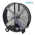 Ventilador Industrial Maximum 1000W Negro 112cm de Abrila, modelo 213371109, potente y eficiente para uso industrial en interiores. Fabricado en aluminio y metal, con diseño robusto y alta movilidad. Perfecto para asegurar una circulación de aire constante en entornos de trabajo exigentes.