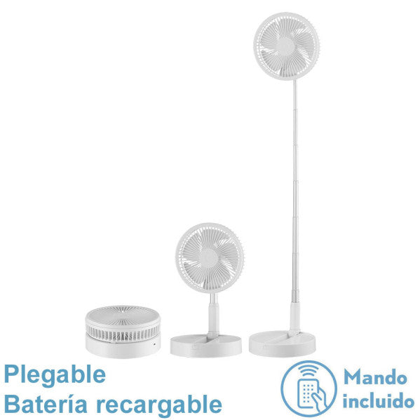 Alt Text:
Ventilador Portátil Galan Blanco Plegable 10W de Abrila con batería recargable, diseño en metal ABS, control por mando a distancia, temporizador, ideal para uso doméstico - Modelo 213471001.

Este alt text incluye palabras clave relevantes y una descripción clara y concisa del producto, optimizando la visibilidad en motores de búsqueda.