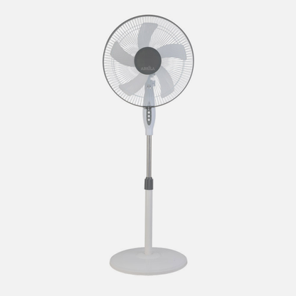 `alt=Ventilador de Pie Belmonte Blanco/Gris 45W de Abrila con 5 aspas, rotatorio y orientable, ideal para interiores domésticos`

Este texto es conciso y contiene las palabras clave más relevantes para mejorar el SEO.