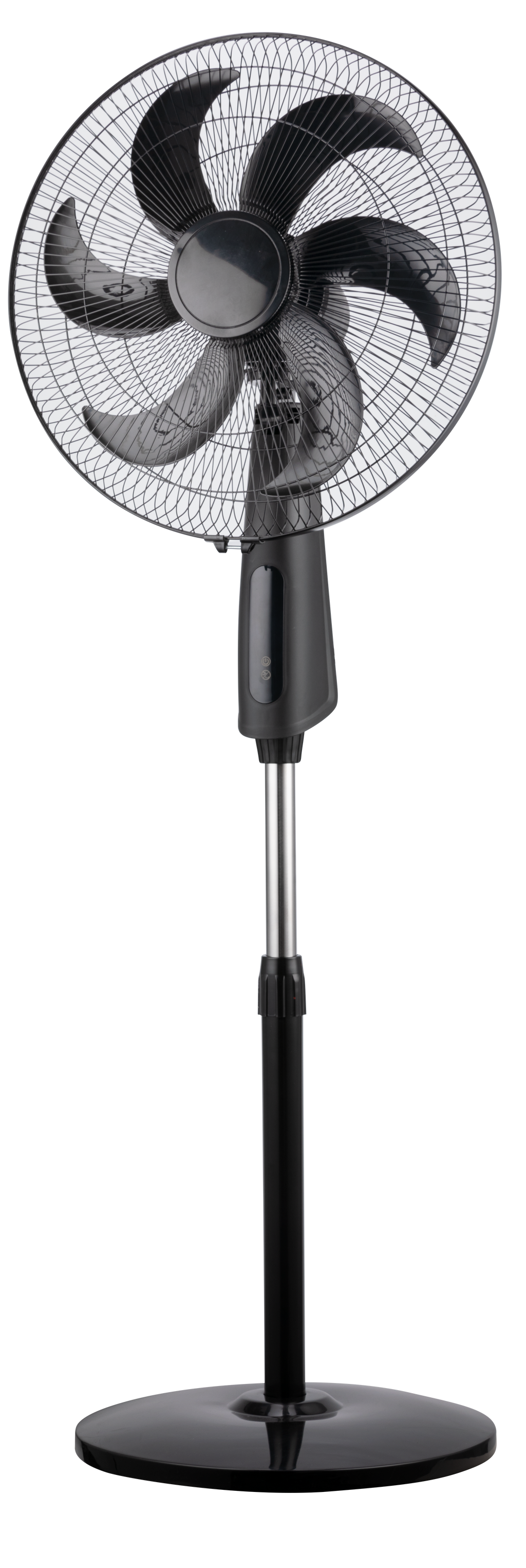 Alt Image: Ventilador de Pie Tolon Negro 85W Abrila 214241009 - Ventilador de Aluminio y Policarbonato con Mando a Distancia y Temporizador para Interiores Domésticos