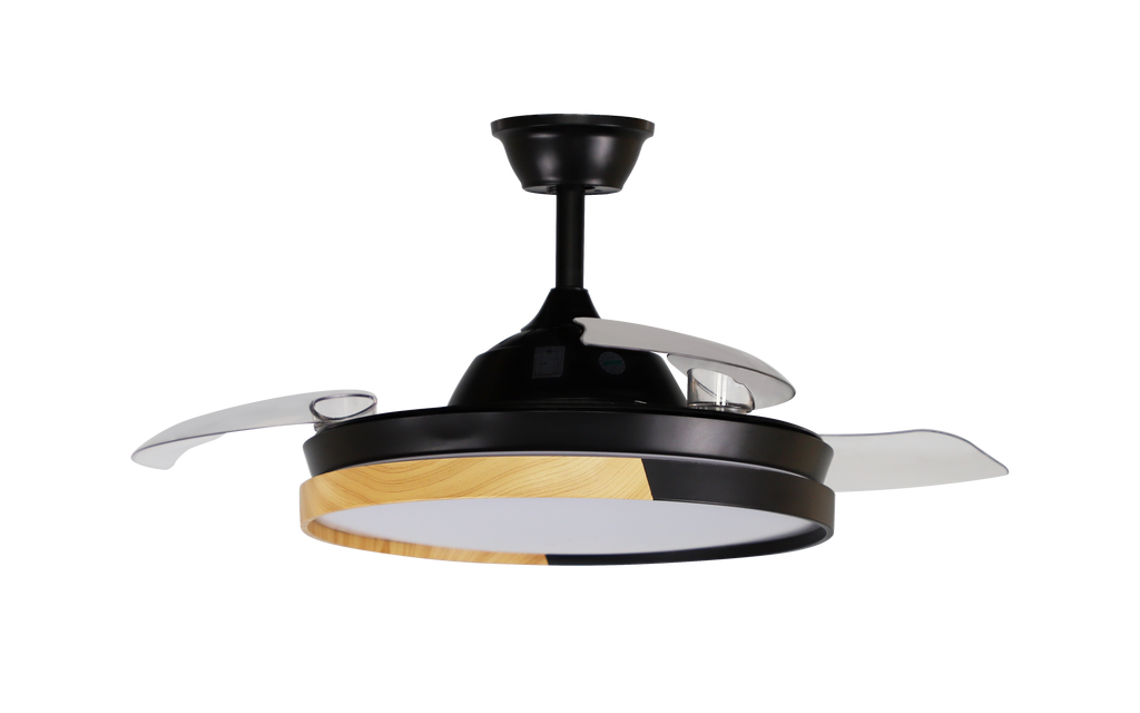 `alt=Ventilador de techo Emperador 72W Negro/Haya de Abrila con aspas retráctiles, iluminación LED y motor DC, ideal para interiores domésticos y ventilación en verano e invierno`

Este texto de alt image está optimizado para SEO, incluyendo las palabras clave más relevantes y una descripción clara y concisa del producto.