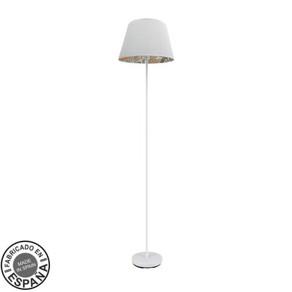 Lámpara de pie Tunez blanco con estampado moderno Abrila 225141001 para decoración interior de salón o dormitorio
