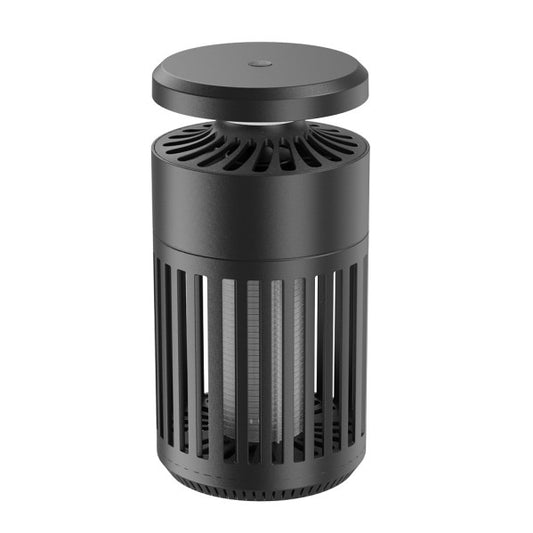 Mata insectos eléctrico Duo Volcan 5W negro de Abrila, modelo 225300509, ideal para uso doméstico en interiores y exteriores. Con tecnología UV LED y anti plagas eficiente.