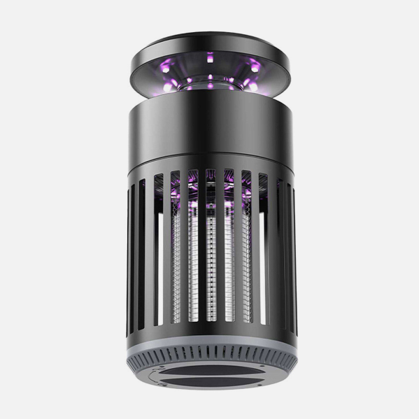 `alt=Mata Insectos Eléctrico Duo Volcan 5W Negro de Abrila - Anti Plagas para Interior y Exterior con UV LED`